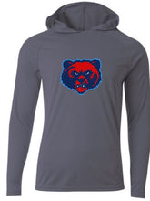 Load image into Gallery viewer, BEARS Baseball A4 Cooling Performance Long sleeve hooded tee
