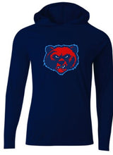 Load image into Gallery viewer, BEARS Baseball A4 Cooling Performance Long sleeve hooded tee
