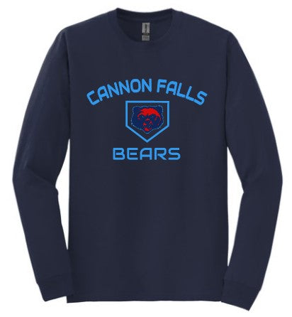 BEARS Baseball Gildan Dryblend Longsleeve tee