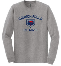 Load image into Gallery viewer, BEARS Baseball Gildan Dryblend Longsleeve tee

