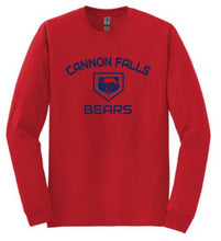 Load image into Gallery viewer, BEARS Baseball Gildan Dryblend Longsleeve tee
