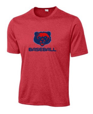 BEARS Baseball YOUTH Sport Tek Heather Contender Tee