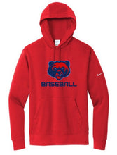 Load image into Gallery viewer, BEARS Baseball Nike Club Fleece Swoosh Sleeve Hoodie
