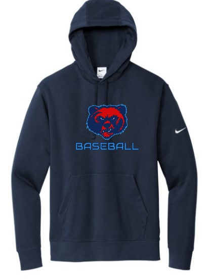 BEARS Baseball Nike Club Fleece Swoosh Sleeve Hoodie
