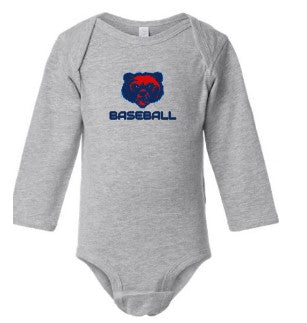 BEARS Baseball Rabbit Skins Baby onsie