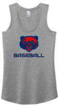 Load image into Gallery viewer, BEARS Baseball Women&#39;s District Perfect Tri Racerback Tank
