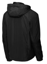 Load image into Gallery viewer, Girls Soccer Hooded Raglan Jacket with embroidered logo
