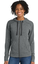 Load image into Gallery viewer, Dist 196 Sport-Tek® Women&#39;s PosiCharge® Tri-Blend Wicking Fleece Full-Zip Hooded Jacket
