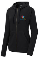 Load image into Gallery viewer, Dist 196 Sport-Tek® Women&#39;s PosiCharge® Tri-Blend Wicking Fleece Full-Zip Hooded Jacket
