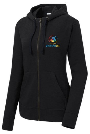 Dist 196 Sport-Tek® Women's PosiCharge® Tri-Blend Wicking Fleece Full-Zip Hooded Jacket