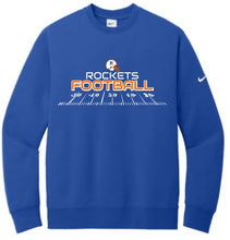 Load image into Gallery viewer, Rockets SENIOR Nike Club Fleece Sleeve Swoosh Crew
