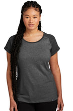 Load image into Gallery viewer, Bomber Wrestling New Era® Women&#39;s Heritage Blend Varsity Tee
