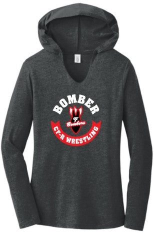 Bombers Wrestling District ® Women’s Perfect Tri ® Long Sleeve Hoodie