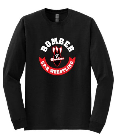 Bomber Wrestling Gildan® DryBlend® 50 Cotton/50 Poly Long Sleeve T-Shirt