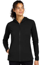 Load image into Gallery viewer, FIRE Dept Sport-Tek® Women's Circuit Hooded Full-Zip with embroidered logo.
