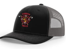 Load image into Gallery viewer, FIRE Dept Richardson Trucker Cap with embroidered logo
