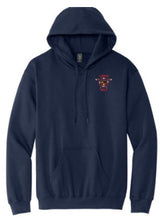 Load image into Gallery viewer, FIRE Dept Gildan® Softstyle® Midweight Pullover Hooded Sweatshirt with embroidered logo
