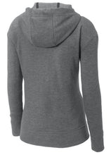 Load image into Gallery viewer, Hurricanes Sport-Tek® Women's PosiCharge® Tri-Blend Wicking Fleece Full-Zip Hooded Jacket
