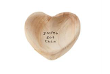 Load image into Gallery viewer, Wood Heart Trinket Tray
