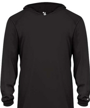 Load image into Gallery viewer, Badger Youth Long sleeve hooded shirt
