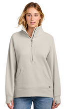 Load image into Gallery viewer, New Era® Women’s Heritage Fleece 1/2-Zip with embroidered logo
