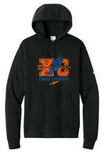 Load image into Gallery viewer, R Cross Country Nike Club Fleece Sleeve Swoosh Pullover Hoodie
