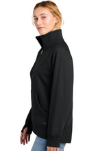Load image into Gallery viewer, CF Girls Soccer New Era® Women’s Heritage Fleece 1/2-Zip with embroidered logo
