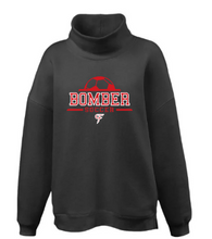 Load image into Gallery viewer, CF Girls Soccer womens oversize mockneck
