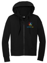 Load image into Gallery viewer, Dist 196 New Era Women's STS Full-Zip Hoodie with embroidered logo
