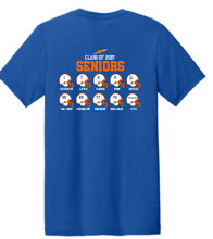 Load image into Gallery viewer, R Senior Football BELLA+CANVAS® Unisex Heather CVC Short Sleeve Tee

