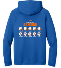 Load image into Gallery viewer, R SENIOR Football A4 Cooling Performance Long Sleeve Hooded Tee
