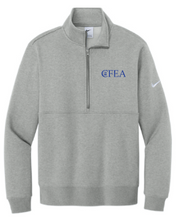 Load image into Gallery viewer, CFEA Nike Club Fleece Sleeve Swoosh 1/2-Zip with embroidered logo
