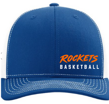 Load image into Gallery viewer, R Basketball 112 Snapback Trucker Cap with embroidered logo
