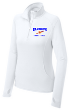 Load image into Gallery viewer, R Basketball Sport-Tek® Women's Sport-Wick® Stretch 1/4-Zip Pullover with embroidered logo
