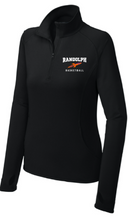 Load image into Gallery viewer, R Basketball Sport-Tek® Women's Sport-Wick® Stretch 1/4-Zip Pullover with embroidered logo
