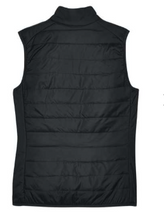 Load image into Gallery viewer, R Basketball Women's Prevail Packable Puffer Vest with embroidered logo
