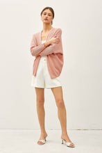 Load image into Gallery viewer, STRIPED DOLMAN SLEEVE OPEN CARDIGAN
