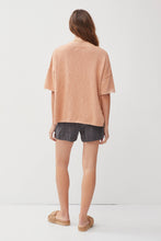 Load image into Gallery viewer, OVERSIZED DROP SHOULDER SHORT SLEEVE SWEATER TOP : Spruce
