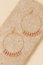 Load image into Gallery viewer, Epoxy Charms Hoop Dangle Earrings
