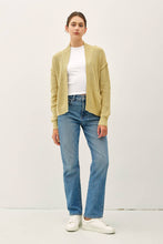 Load image into Gallery viewer, CHUNKY RIBBED KNIT RAW SEAM CARDIGAN
