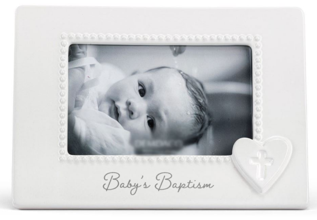Demdaco-Baby's Baptism frame