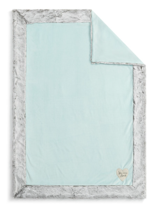 Demdaco-You are so loved blanket/blue or pink