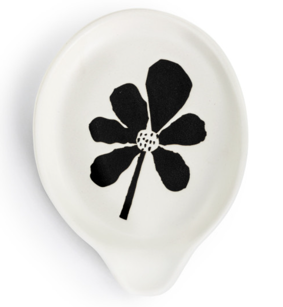 Demdaco-bold floral spoon rest