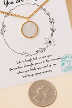 Load image into Gallery viewer, You Are Tough Pearl Pendant Necklace: G
