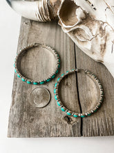 Load image into Gallery viewer, Western Navajo Hoop Earrings
