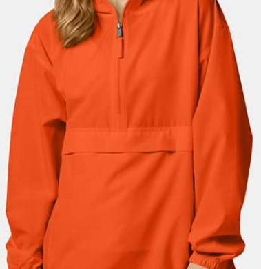Champion - Hooded Packable Quarter-Zip Jacket
