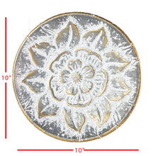 Load image into Gallery viewer, Flora Metal Decorative Tray
