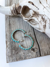 Load image into Gallery viewer, Western Hoop Stone Earrings: Pink
