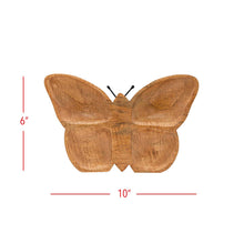 Load image into Gallery viewer, Florence Carved Butterfly Figure Wood
