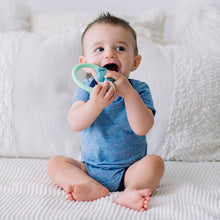 Load image into Gallery viewer, Ritzy Rattle™ Silicone Teether Rattles: Highland Cow
